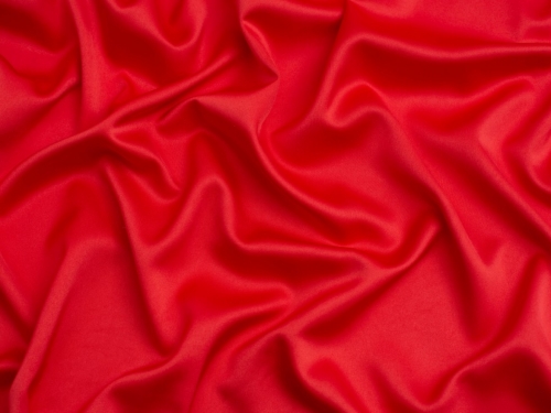 Minerva Core Range Royal Micro Satin Fabric Red