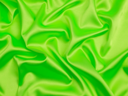 Minerva Core Range Light Stretch Woven Satin Fabric Neon Green