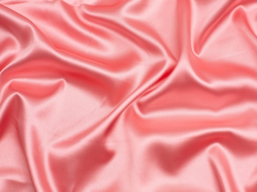 Minerva Core Range Light Stretch Woven Satin Fabric Coral Pink