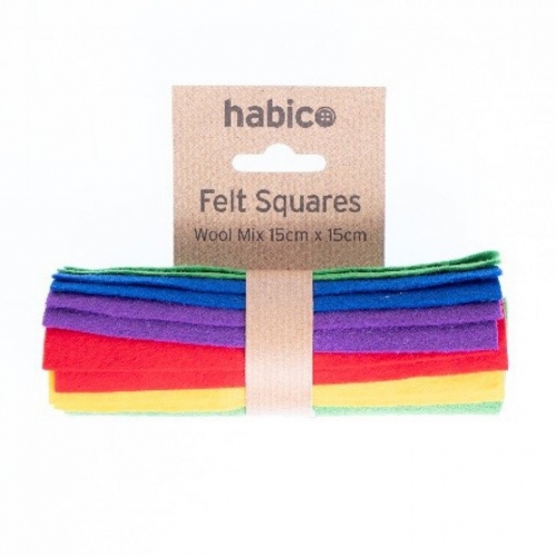 Minerva Core Range Wool Felt Fabric Packs Mix 15
