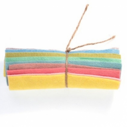 Minerva Core Range Wool Felt Fabric Packs Mix 7