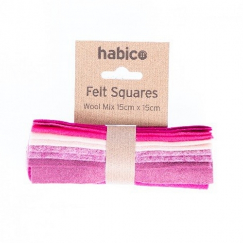 Minerva Core Range Wool Felt Fabric Packs Mix 9