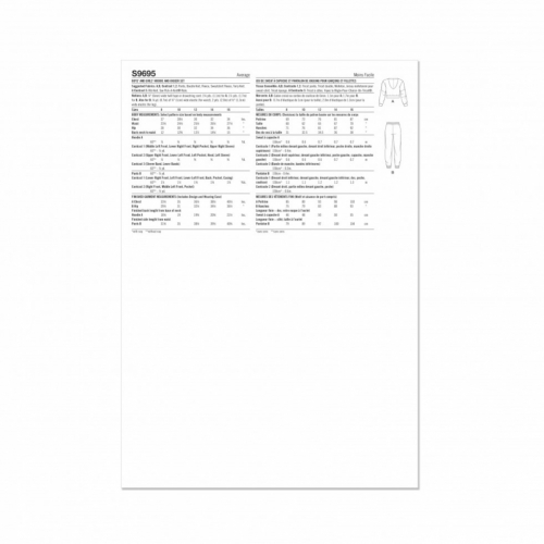 Simplicity Paper Sewing Pattern 9695