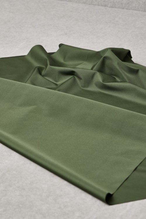 Mind The MAKER Thelma Solid Coating Fabric Green Khaki
