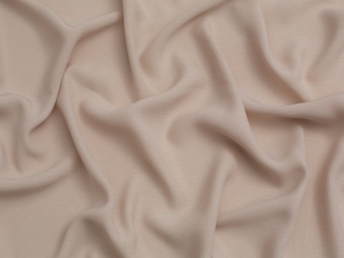 Airflow Textured Weave Polyester Crepe Fabric Stone