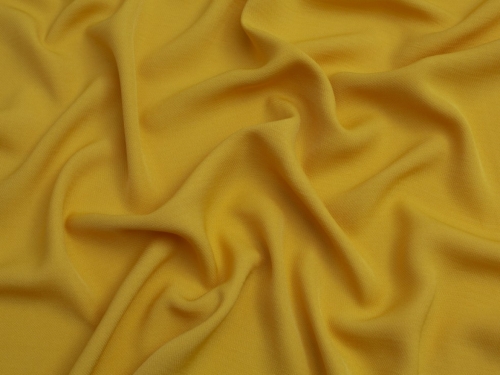 Airflow Textured Weave Polyester Crepe Fabric Mustard