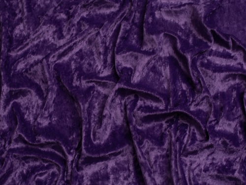 Minerva Core Range Crush Velvet Stretch Knit Fabric Cadbury