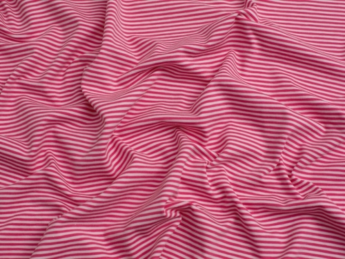 Minerva Core Range Cotton Jersey Stretch Knit Fabric Fuchsia