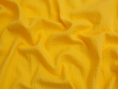 Minerva Core Range Cotton Double Gauze Fabric Sunshine