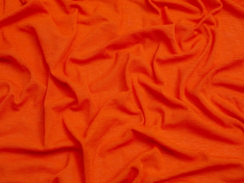 Minerva Core Range Onion Skin Fine Sweater Knit Stretch Fabric Orange