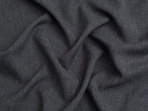 Minerva Core Range Oxford Melange Polyester Suiting Fabric Steel Grey