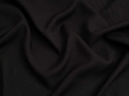 Minerva Core Range Oxford Melange Polyester Suiting Fabric Black