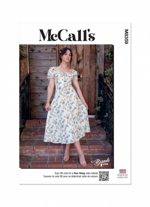 McCalls Paper Sewing Pattern 8359