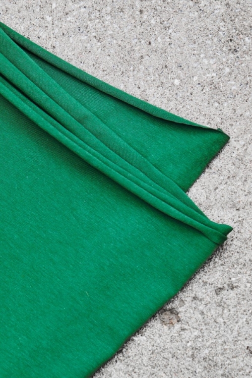 Mind The MAKER Cotton Single Jersey Stretch Knit Fabric Jolly Green