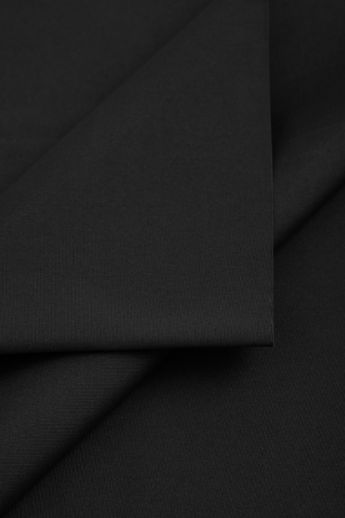 Mind The MAKER Recycled Polly Canvas Fabric Black