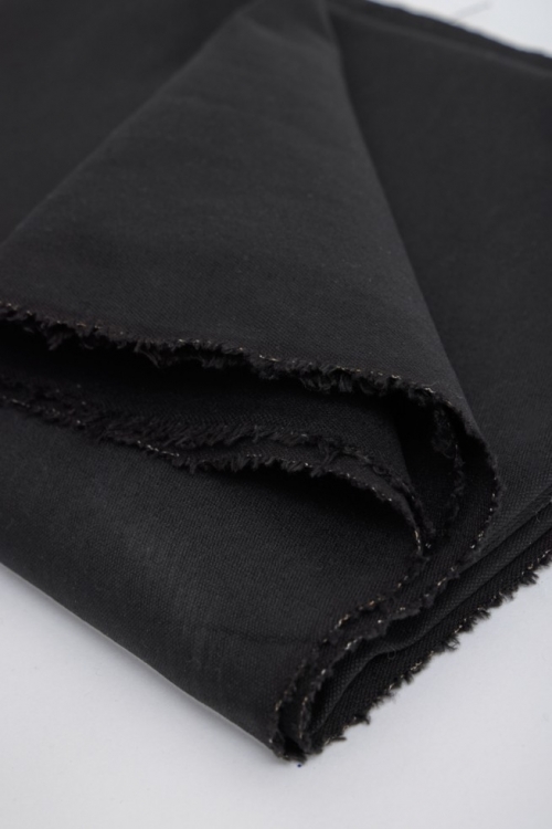 Mind The MAKER Fargo Cotton Canvas Fabric Black