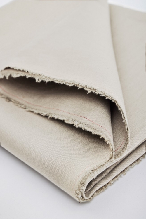 Mind The MAKER Fargo Cotton Canvas Fabric Natural