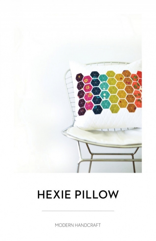Modern Handcraft Quilting Pattern Hexie Pillow