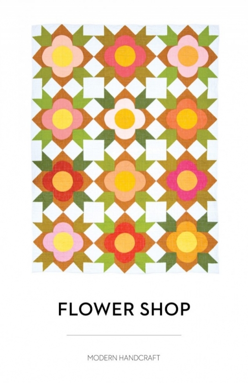 Modern Handcraft Quilting Pattern Flower Shop