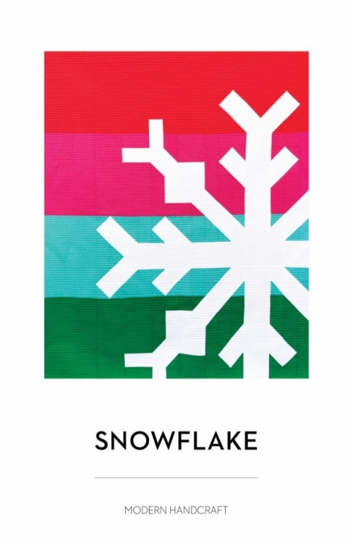 Modern Handcraft Quilting Pattern Snowflake