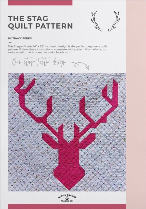 Rope and Anchor Trading Quilting Pattern Stag
