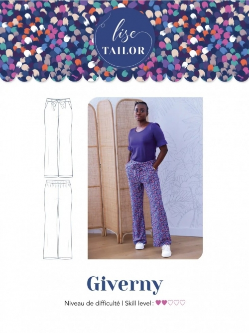 Lise Tailor Paper Sewing Pattern Giverny Pants