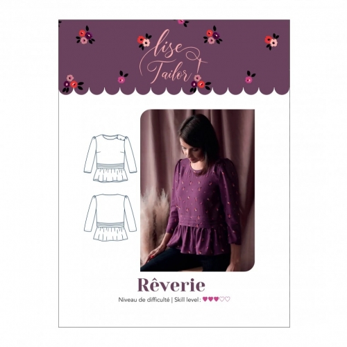 Lise Tailor Paper Sewing Pattern Reverie Blouse