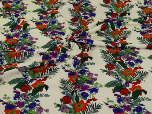 Minerva Exclusive Tropical Trail Viscose Challis POD Fabric