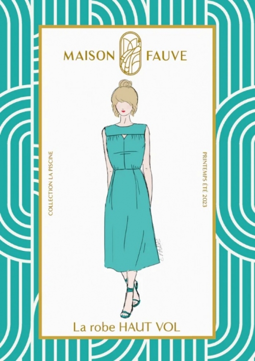 Maison Fauve Paper Sewing Pattern Haut Vol Dress