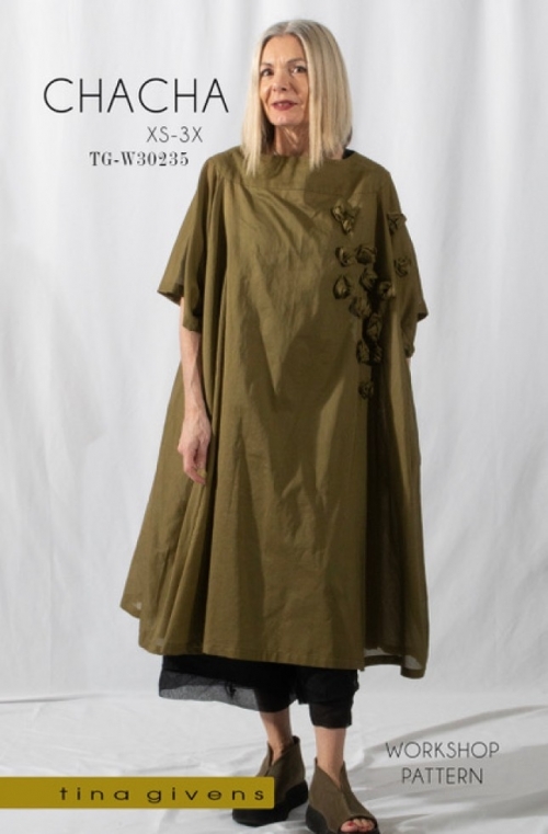 Sew Tina Givens Paper Sewing Pattern Cha Cha Dress