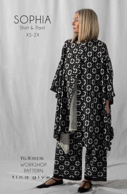 Sew Tina Givens Paper Sewing Pattern Sophia Shirt