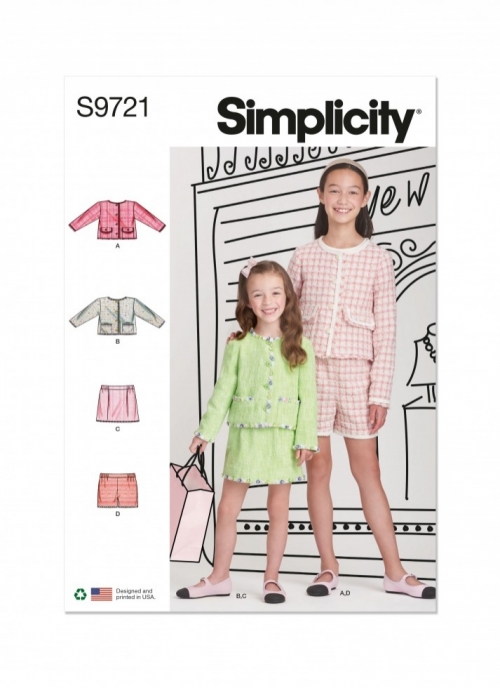 Simplicity Paper Sewing Pattern 9721