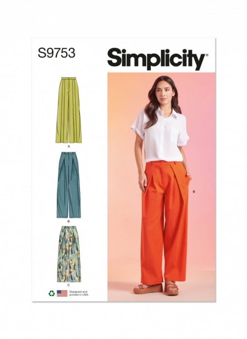 Simplicity Paper Sewing Pattern 9753