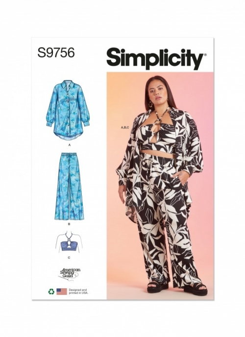 Simplicity Paper Sewing Pattern 9756