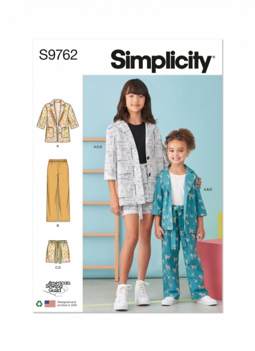 Simplicity Paper Sewing Pattern 9762
