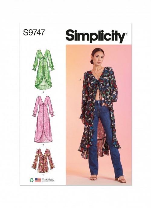 Simplicity Paper Sewing Pattern 9747