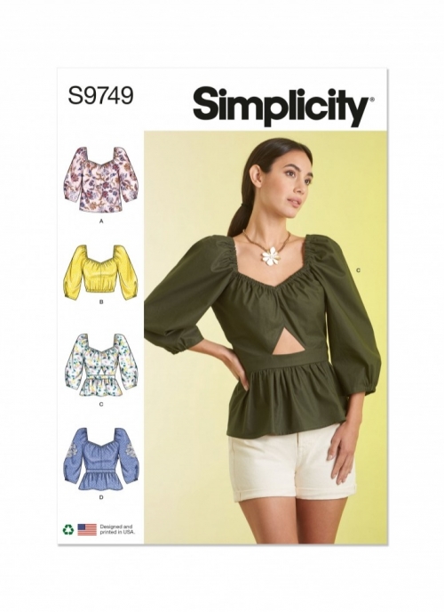 Simplicity Paper Sewing Pattern 9749