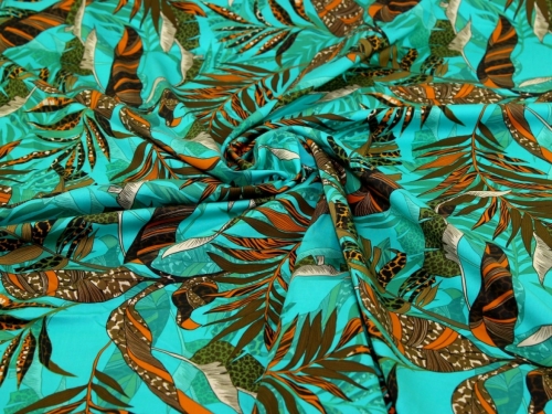 Minerva Exclusive Secret Jungle Cotton Sateen POD Fabric