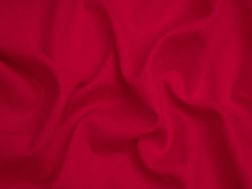 Minerva Core Range Washed Slub 100% Linen Fabric Red