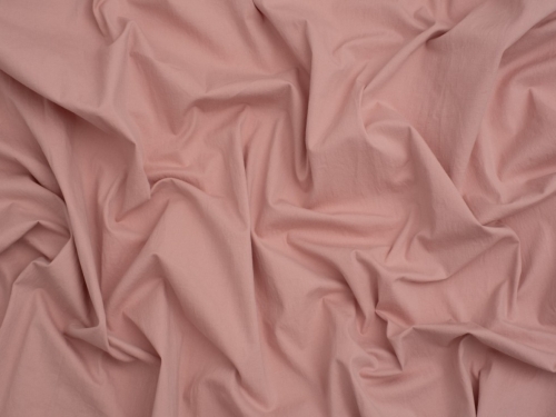 Silicone Stretch Woven Cotton Poplin Fabric Vintage Pink