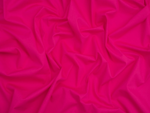Silicone Stretch Woven Cotton Poplin Fabric Fuchsia
