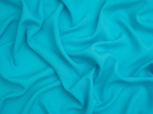 Minerva Core Range Viscose Poplin Fabric Vivid Aqua