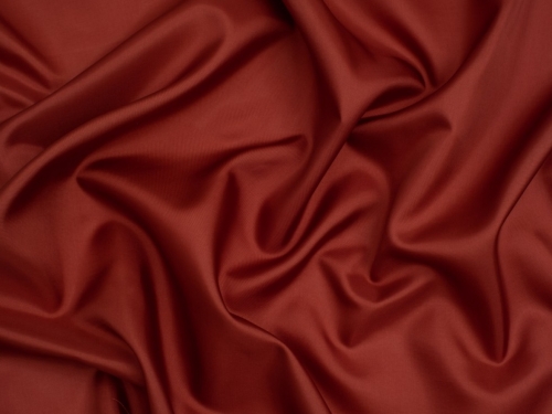 Acetate Taffeta Lining Fabric Dark Terracotta