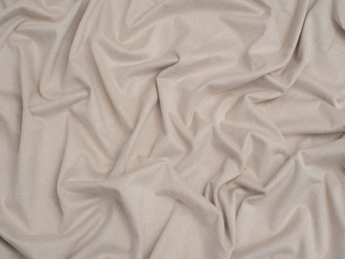 Minerva Core Range Suede Stretch Knit Fabric Stone