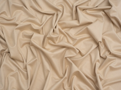 Minerva Core Range Suede Stretch Knit Fabric Sand