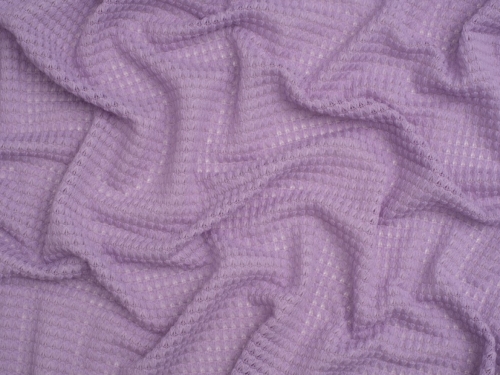 Minerva Core Range Crochet Lace Stretch Sweater Knit Fabric Lilac