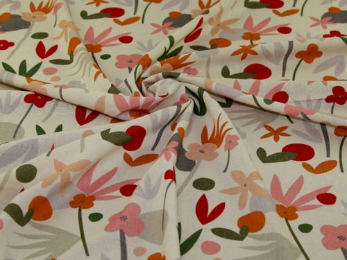 Minerva Exclusive Serene Meadow Linen Viscose Blend POD Fabric
