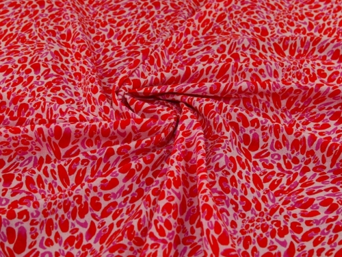 Minerva Exclusive Pop Cheetah Linen Viscose Blend POD Fabric Bliss