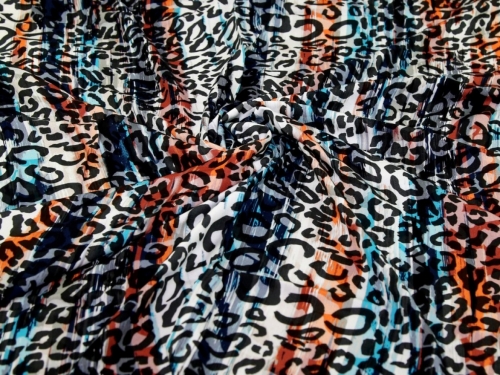 Minerva Exclusive Wild Strata Viscose Challis POD Fabric