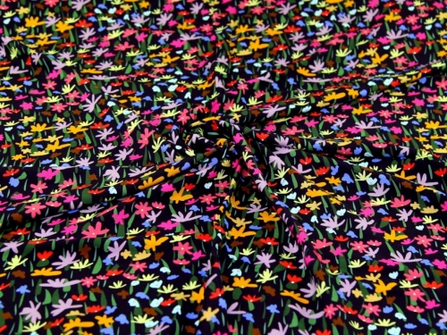 Minerva Exclusive Floral Harmony Viscose Challis POD Fabric